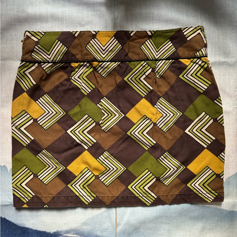 Ann Taylor Earth tones miniskirt!